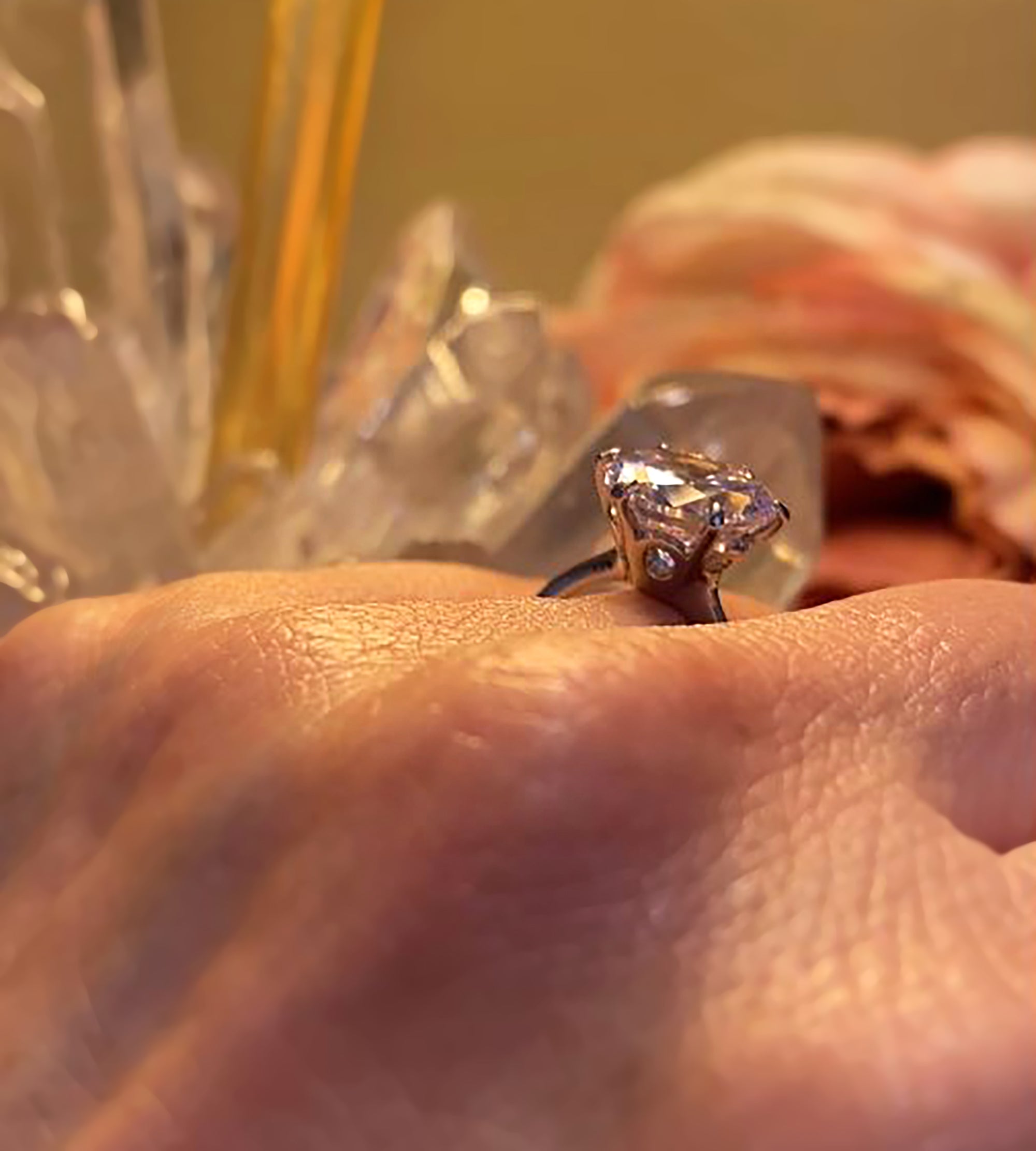 3.5 Carat CZ Round Solitaire Engagement Ring