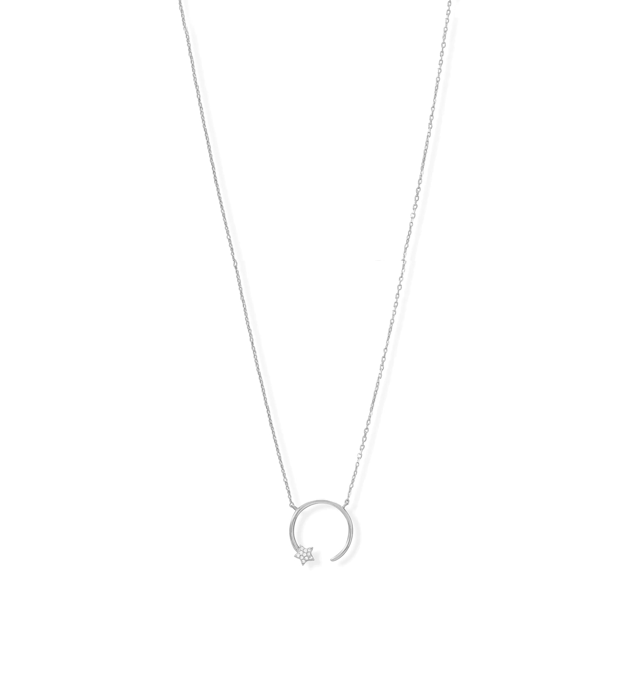 CZ Shooting Star Necklace
