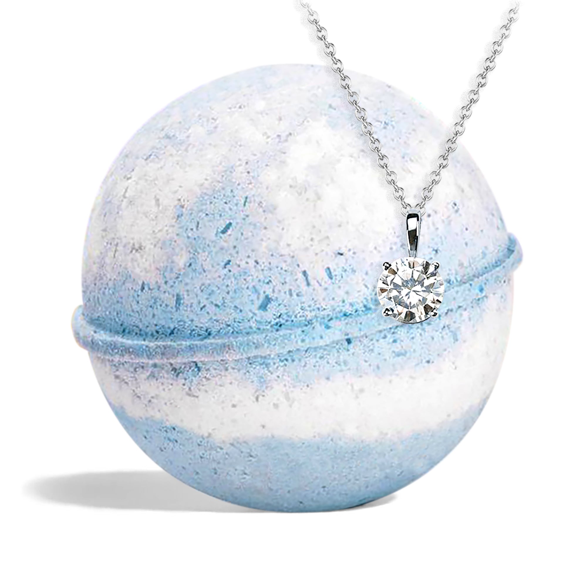 Hand Made Fresh Scent Surprise Jewelry Bath Bomb, 8oz