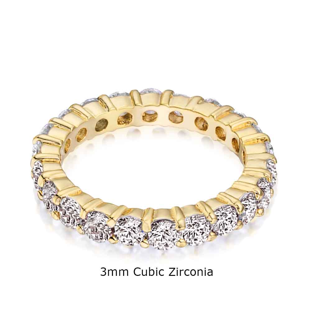 2.42 CTTW Cubic Zirconia Eternity Ring