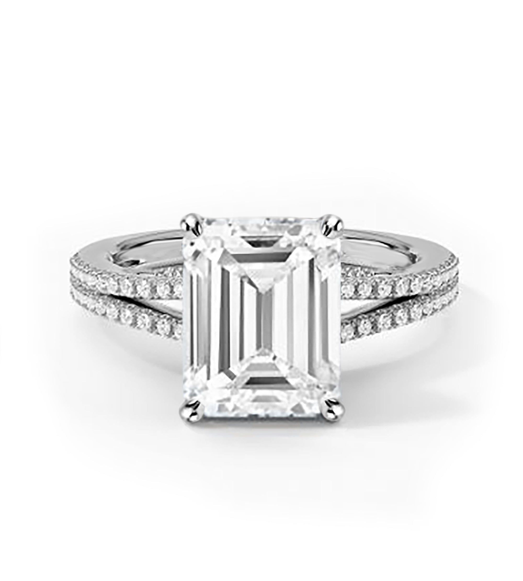 Split Shank CZ Solitaire Engagement