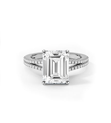 Split Shank CZ Solitaire Engagement