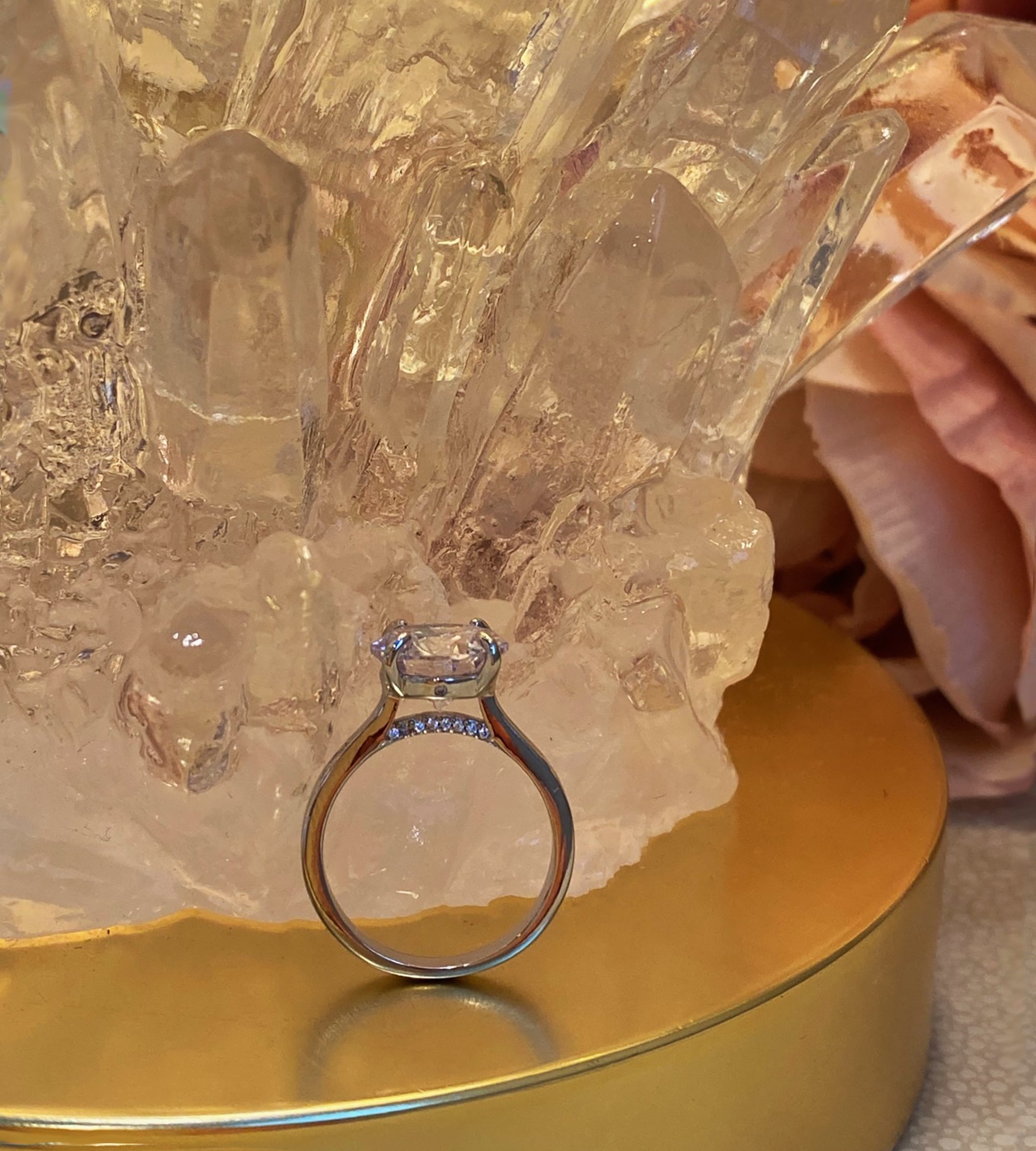 5Ct CZ Solitaire Engagement Ring