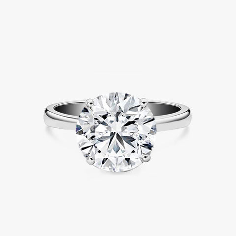 5Ct CZ Solitaire Engagement Ring
