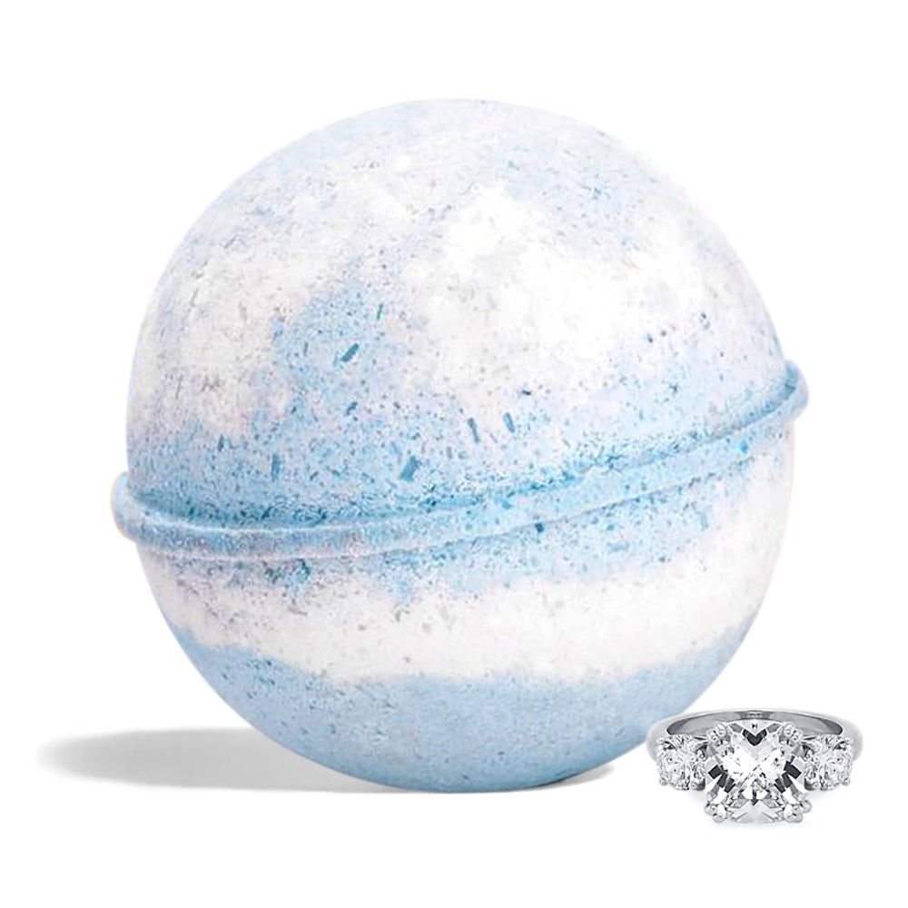 Hand Made Fresh Scent Surprise Jewelry Bath Bomb, 8oz