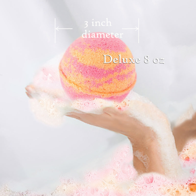 Hand Made Fruity Punch Scent Bath Bomb with Surprise Jewelry, 8oz