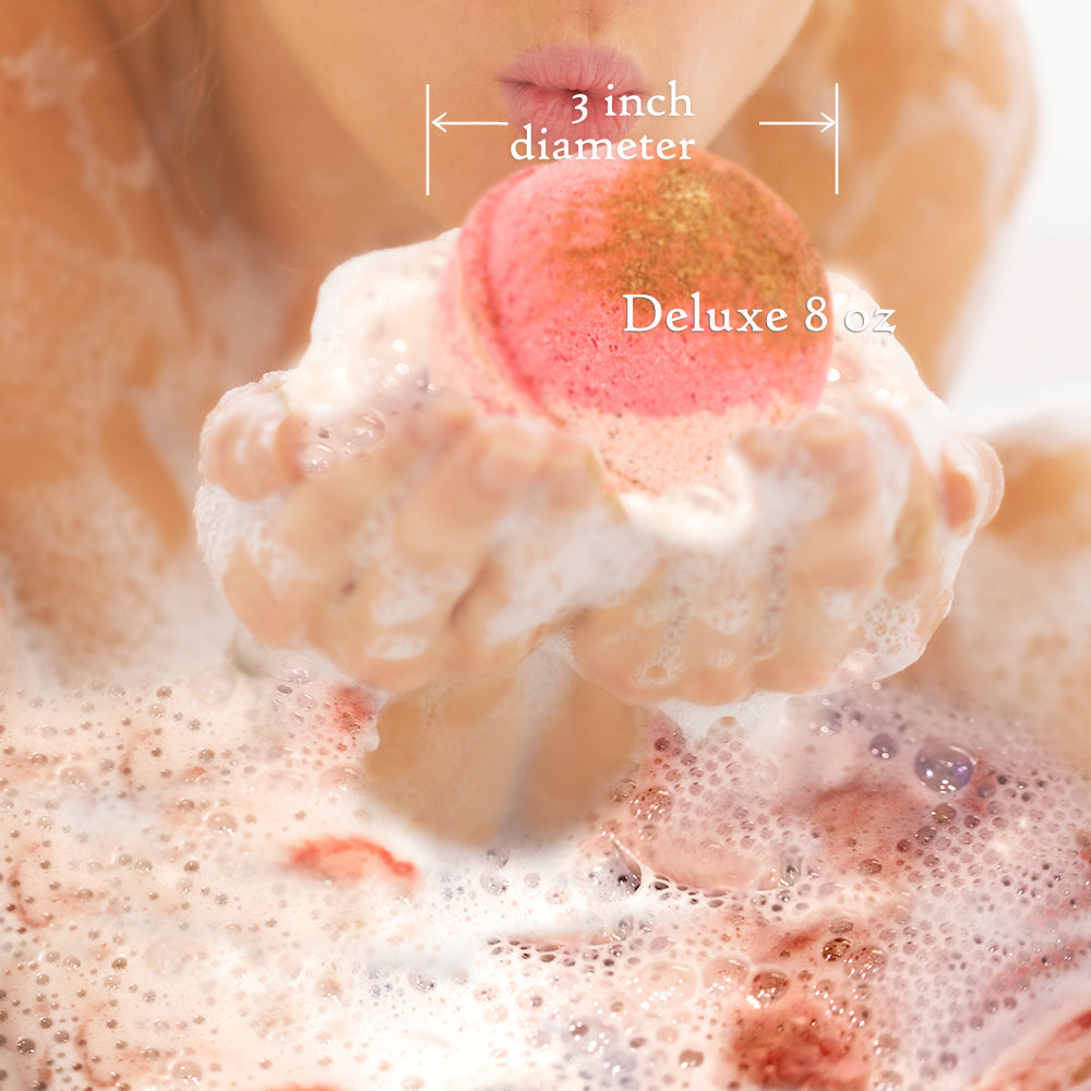 Hand Made Fruity Scent Bath Bomb with Surprise Jewelry, 8oz