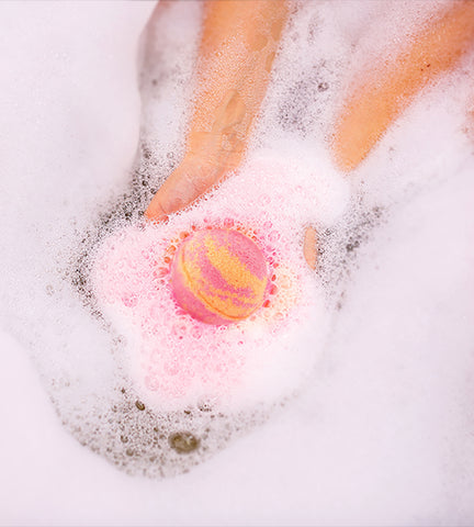 Hand Made Fruity Punch Scent Bath Bomb with Surprise Jewelry, 8oz