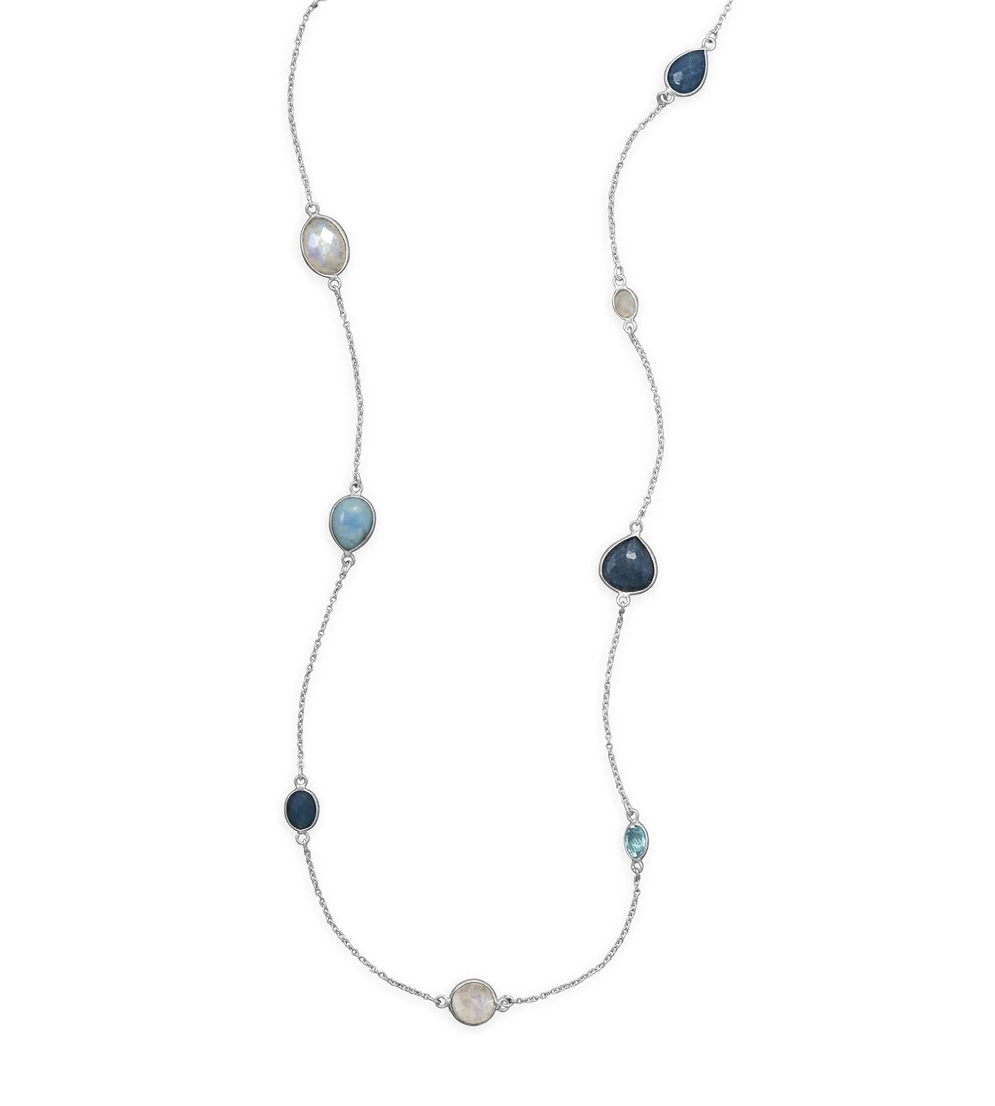 Multi-stone Endless Necklace
