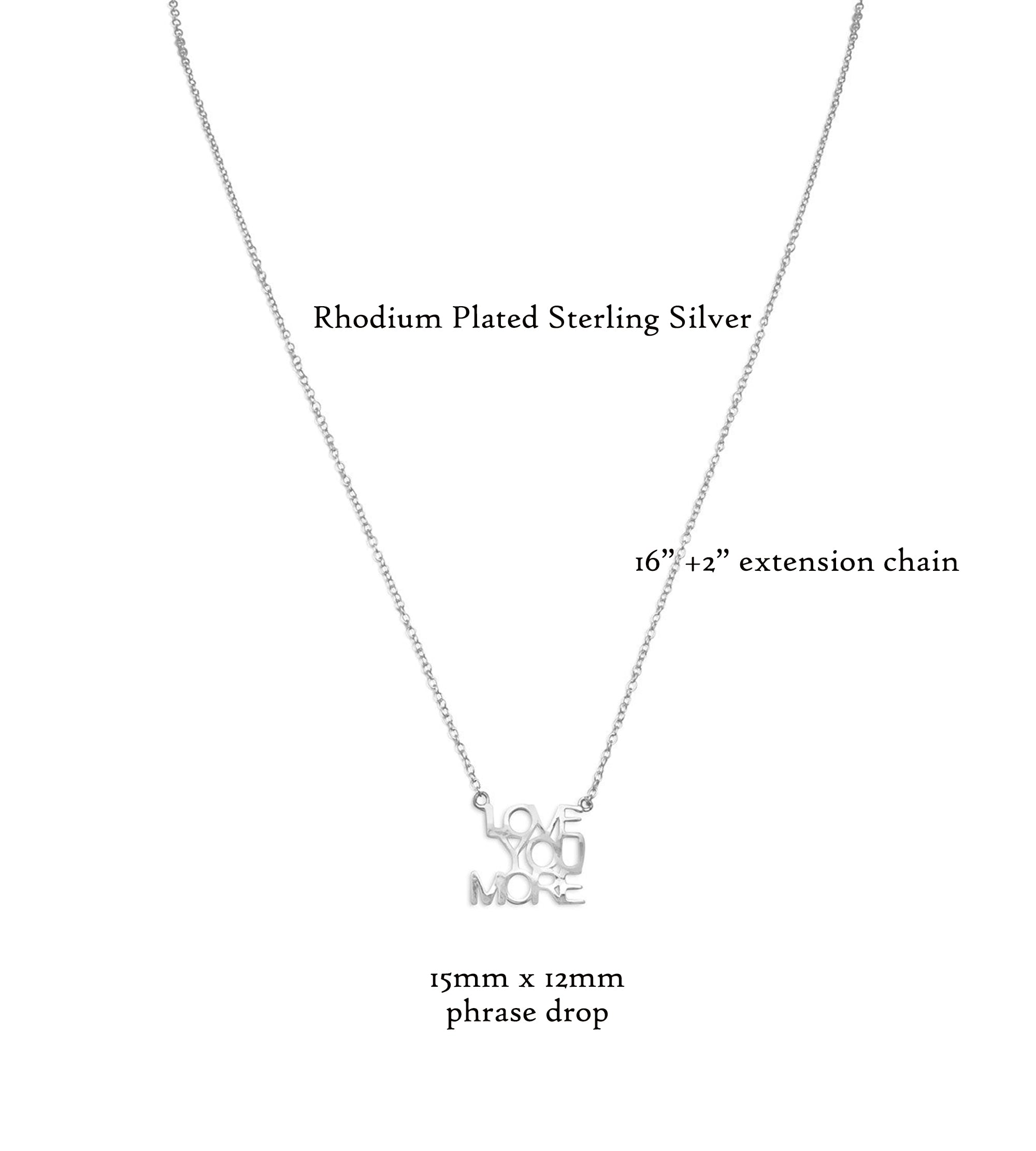 LOVE YOU MORE Necklace