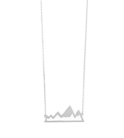 Mountain Range Pendant Necklace