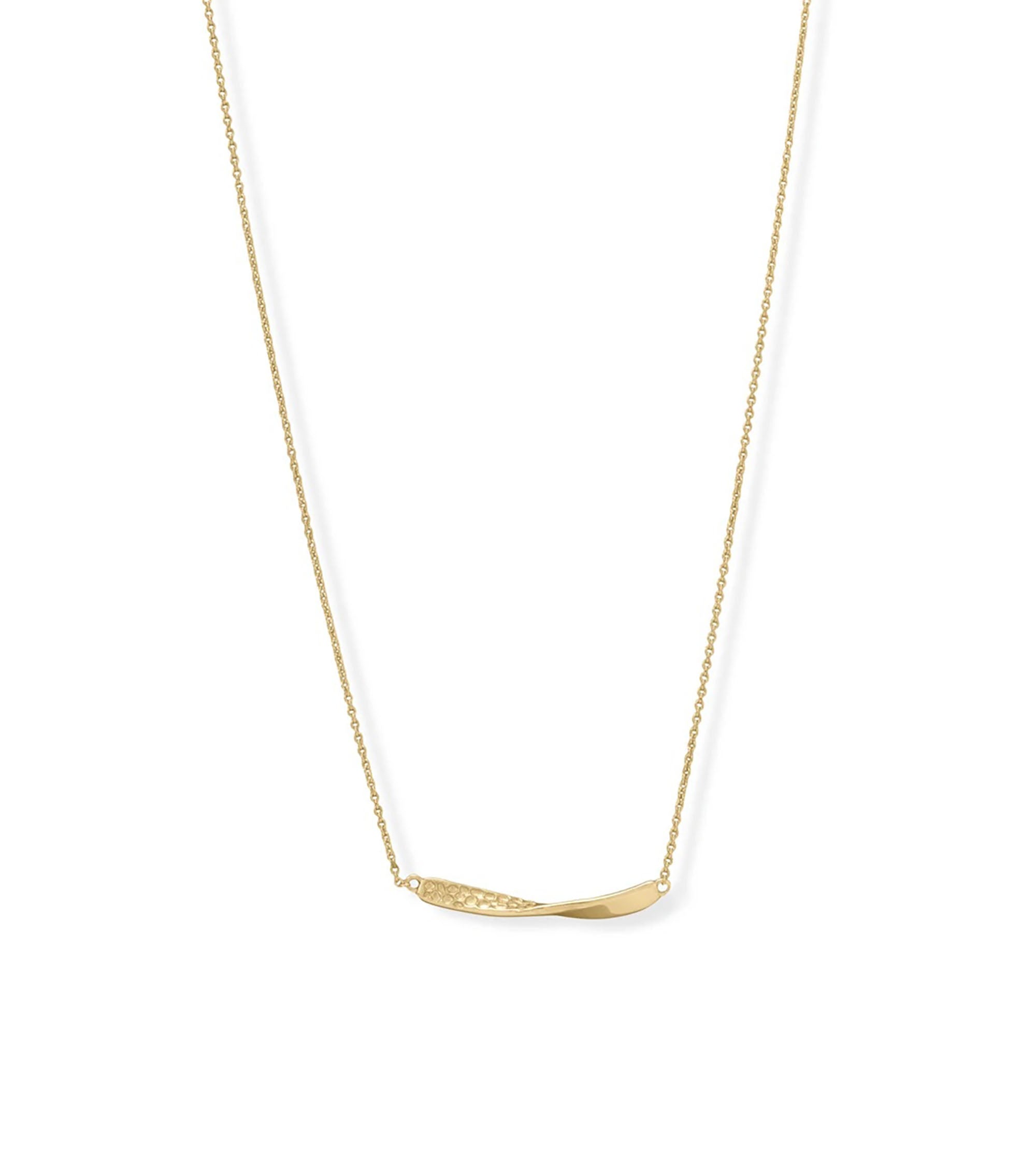 Wavy Bar Necklace