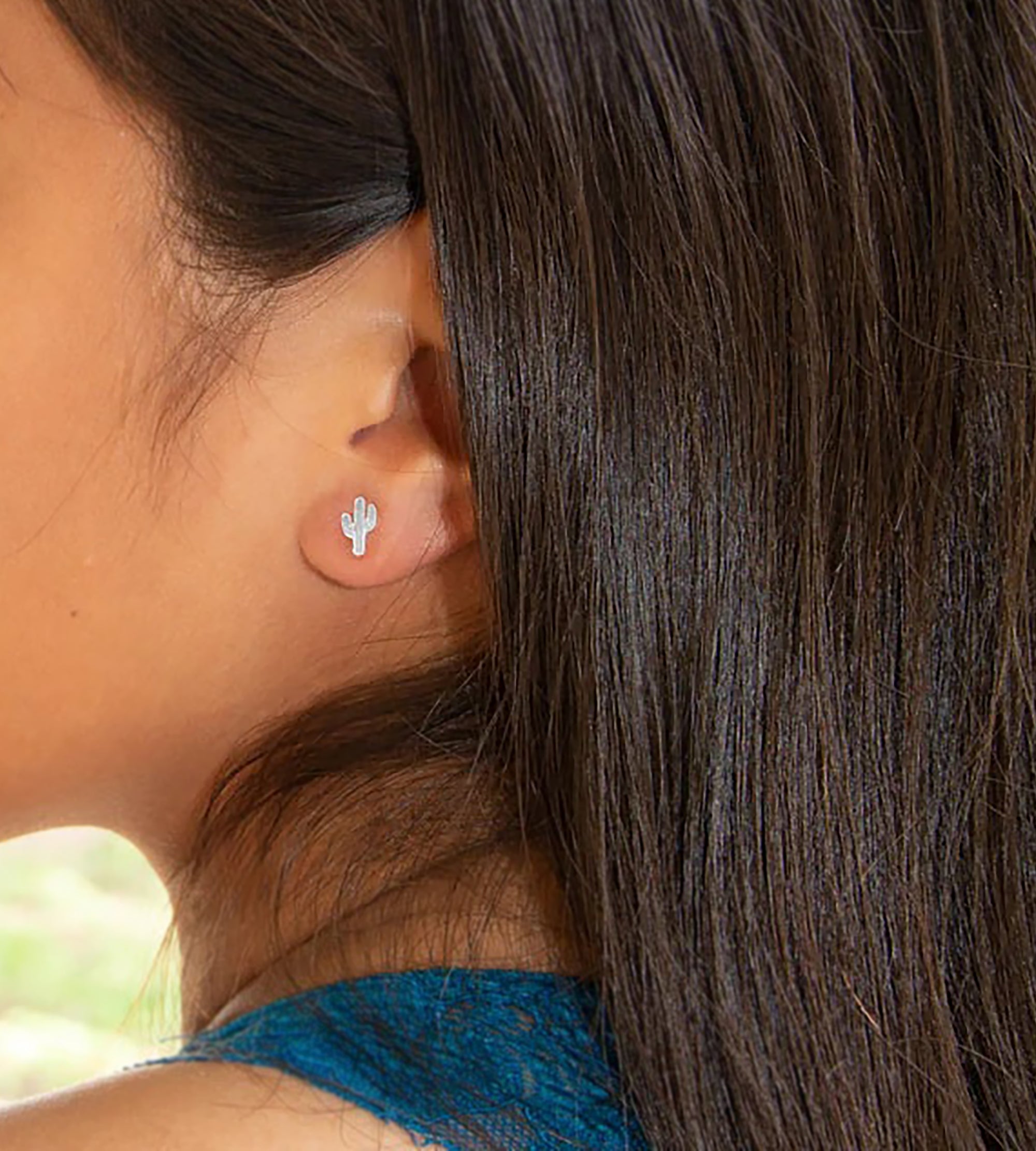 Cactus Stud Earrings