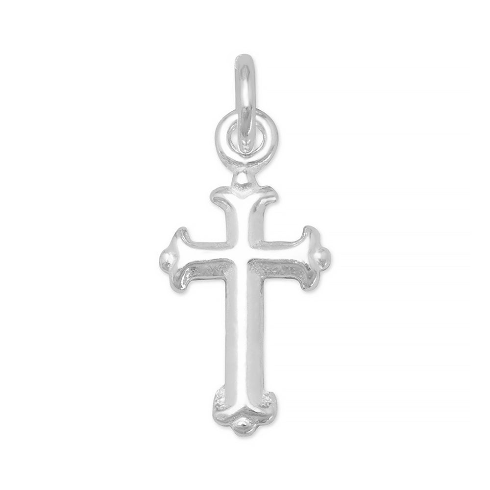 Dainty Silver Cross Charm