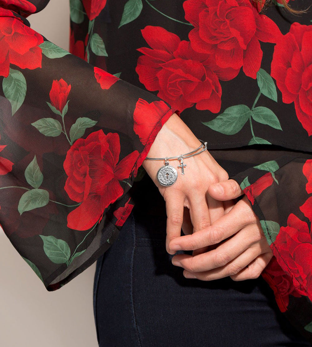 Dainty Silver Cross Charm