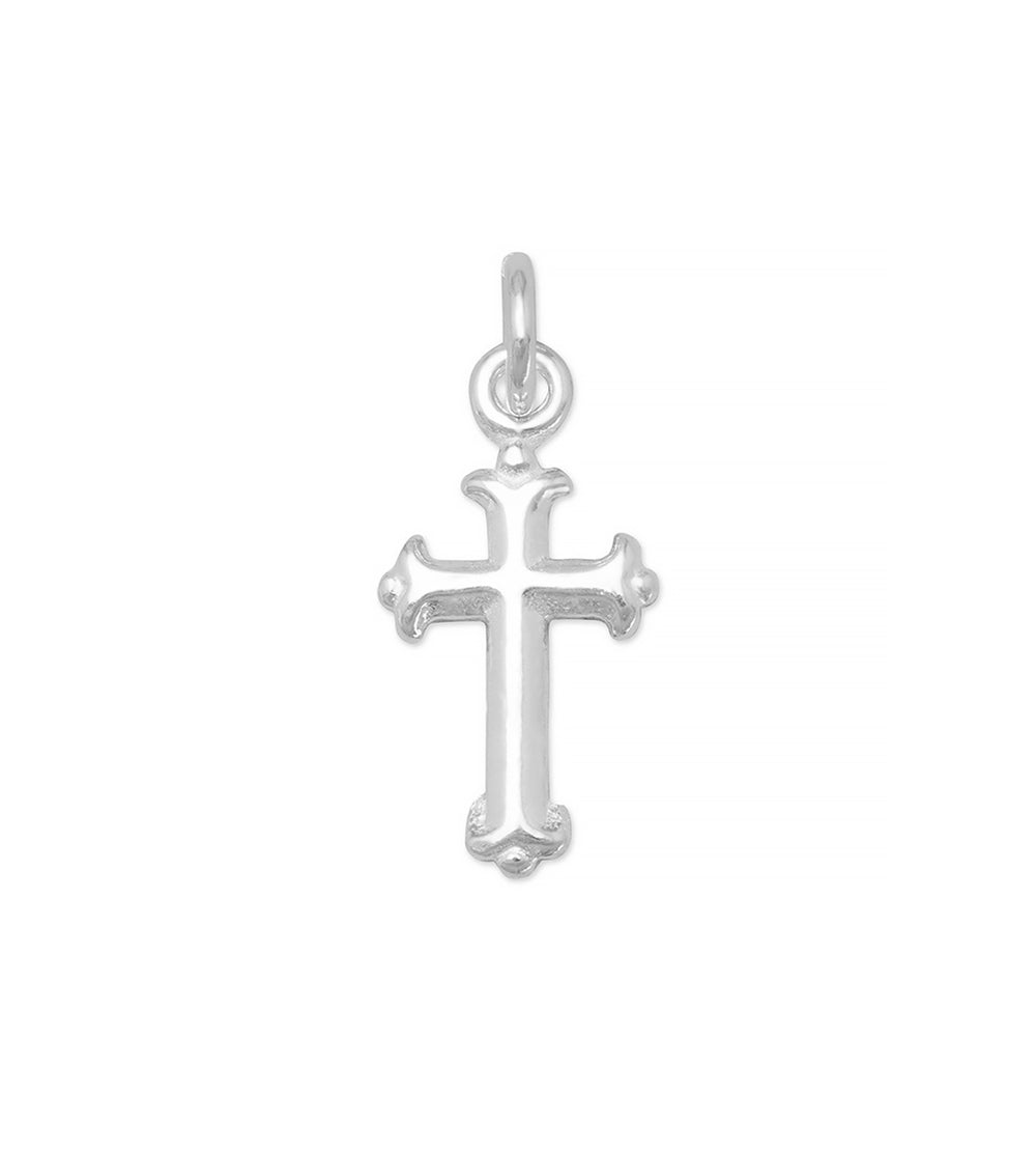 Dainty Silver Cross Charm