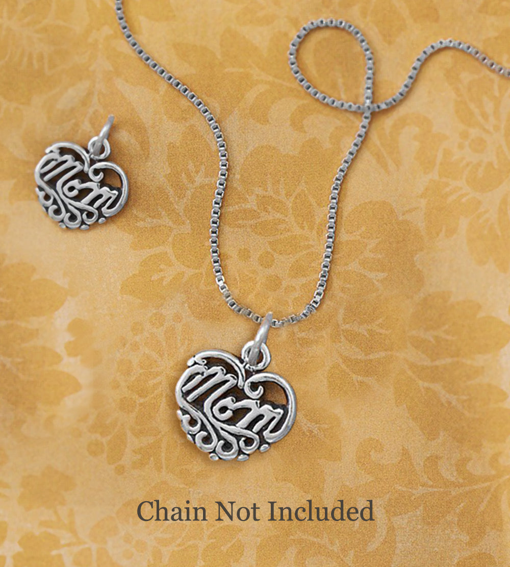 Mom Heart Charm
