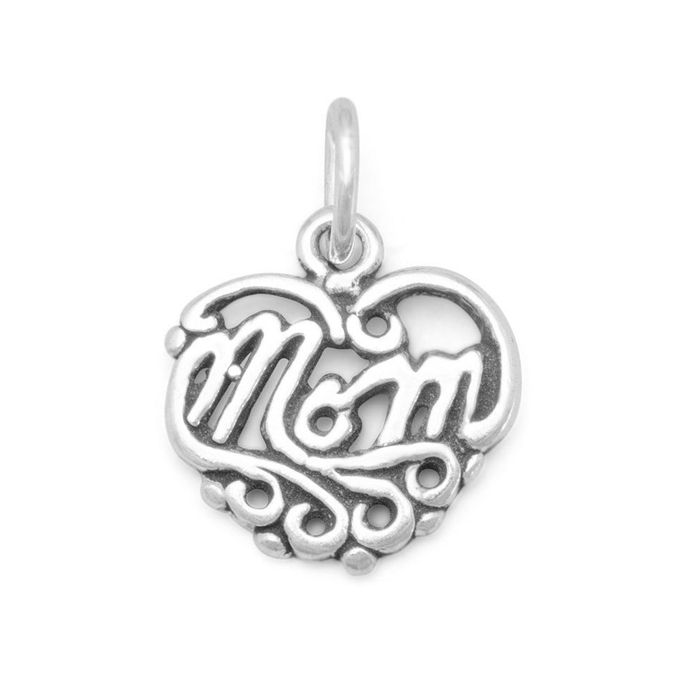 Mom Heart Charm