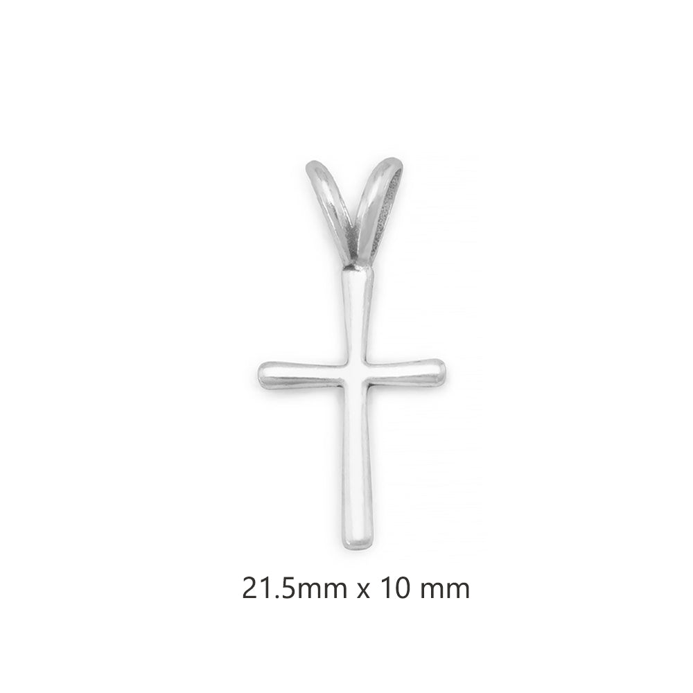 Classic Silver Cross Charm