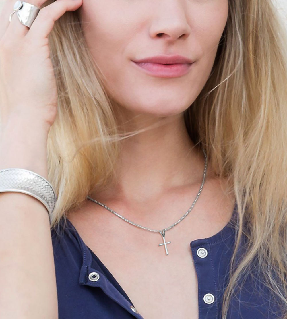 Classic Silver Cross Charm
