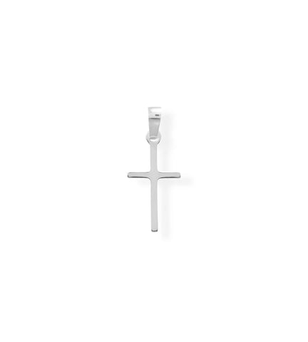 Thin Silver Cross Charm