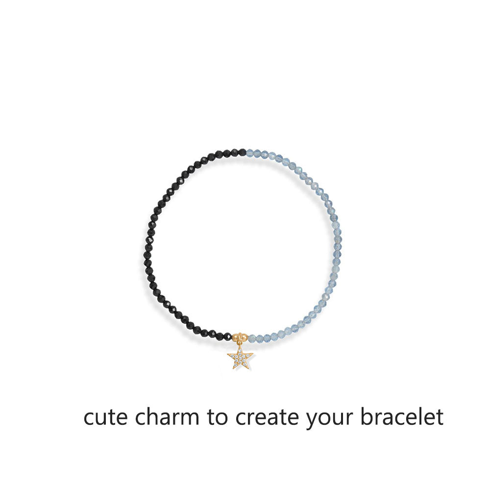 14K Gold Plated Sterling Silver Charm Gift Set, 5pcs