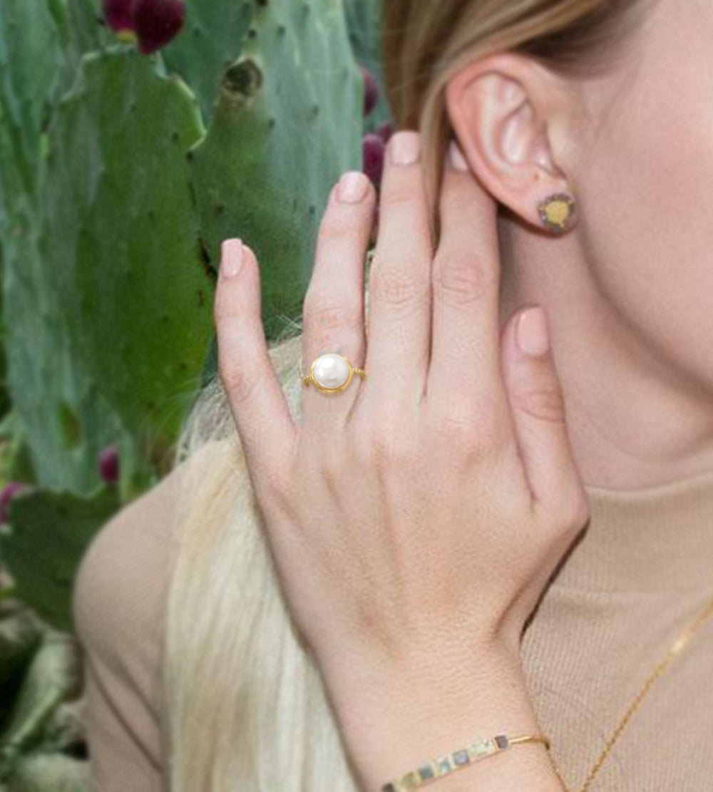 Cultured Freshwater Pearl Ring