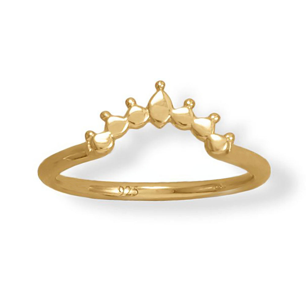 Stackable Dot Crown Ring