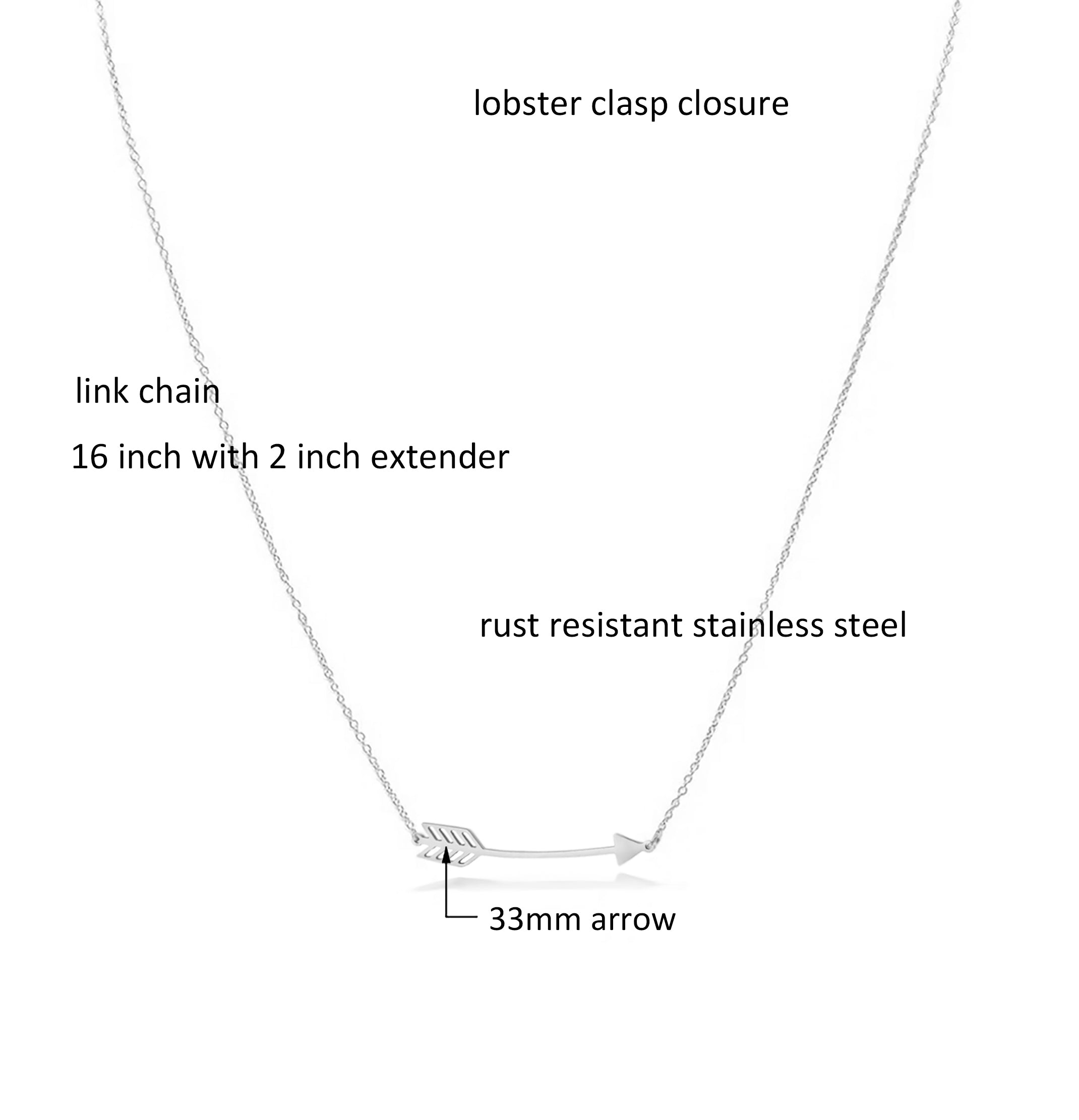 Silver Arrow Necklace