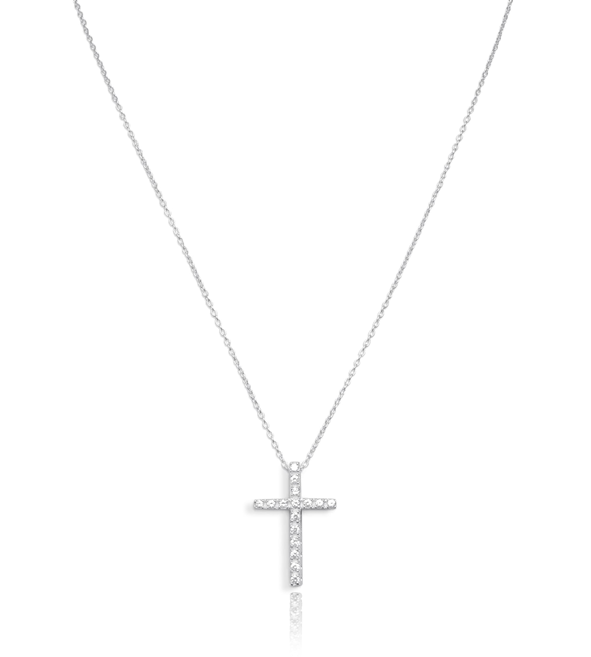 CZ Cross Necklace