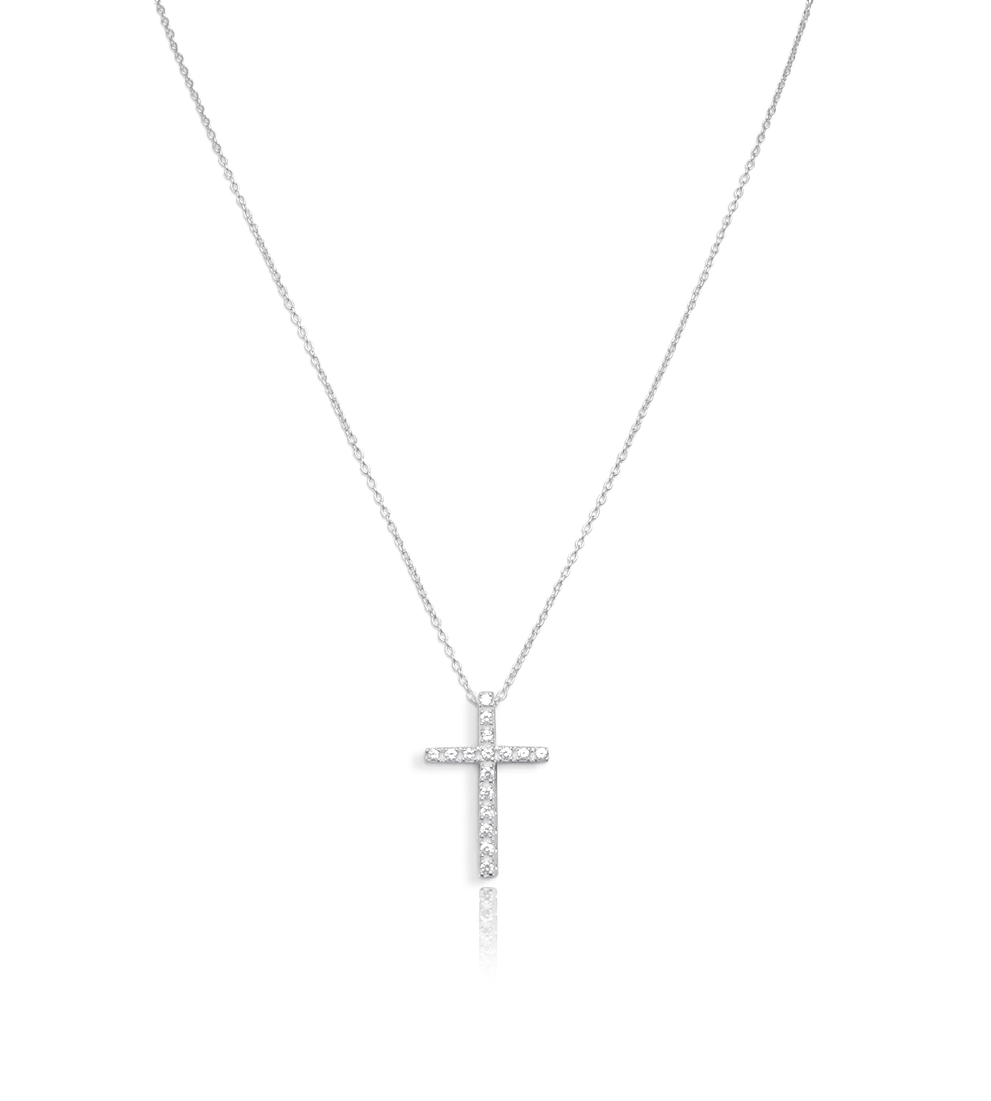 CZ Cross Necklace