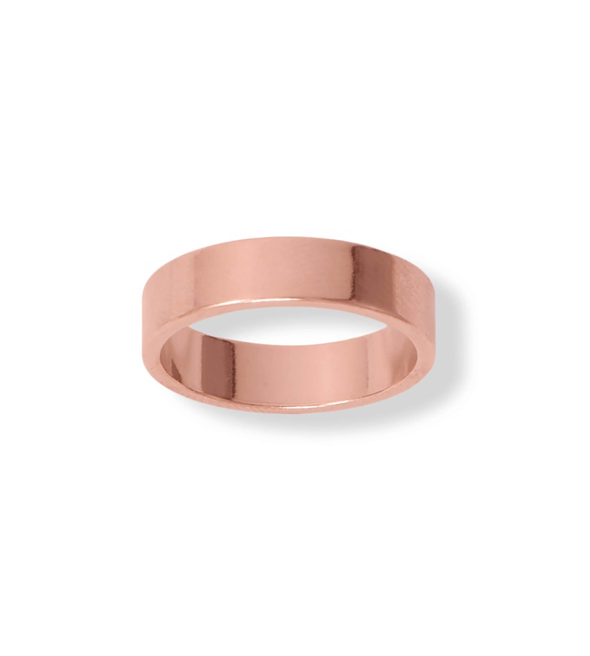 Uncoated Solid Flat Copper Ring