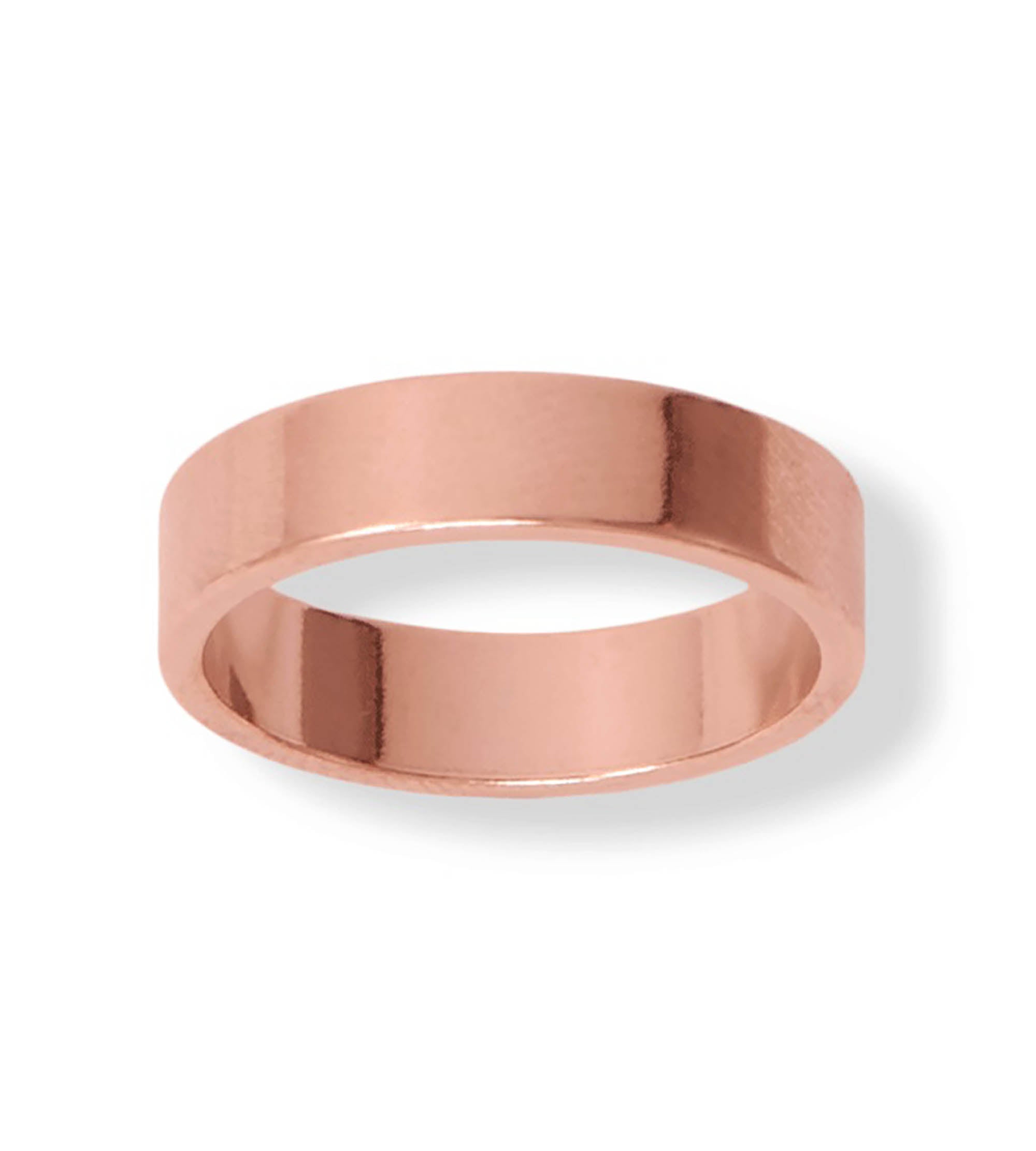 Uncoated Solid Flat Copper Ring