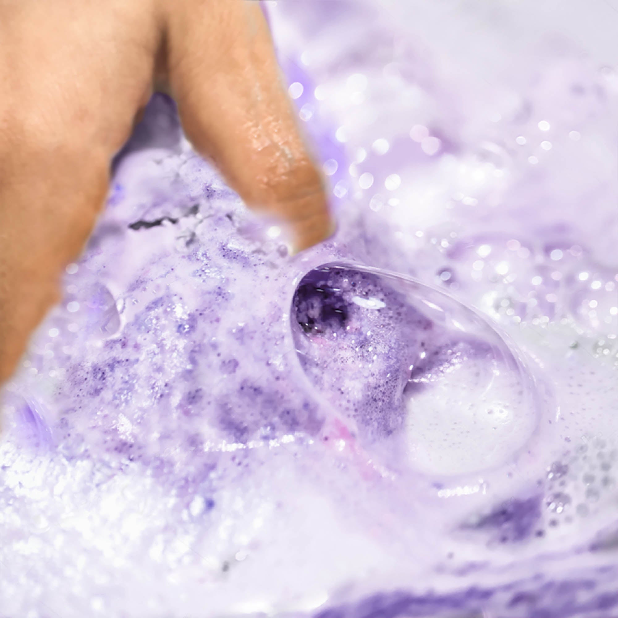 Hand Made Botanical Lavender Scent Surprise Jewelry Bath Bomb, 8oz