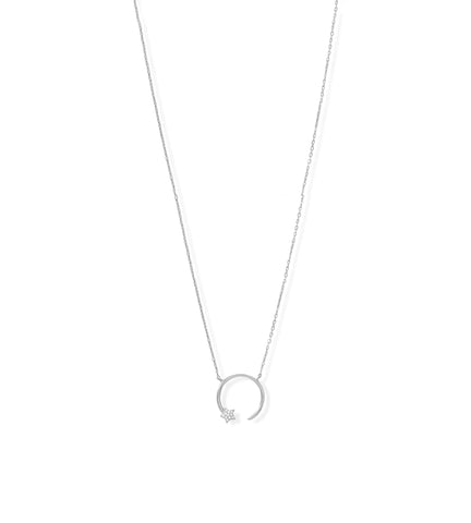 CZ Shooting Star Necklace