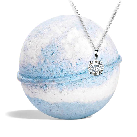 Hand Made Fresh Scent Surprise Jewelry Bath Bomb, 8oz