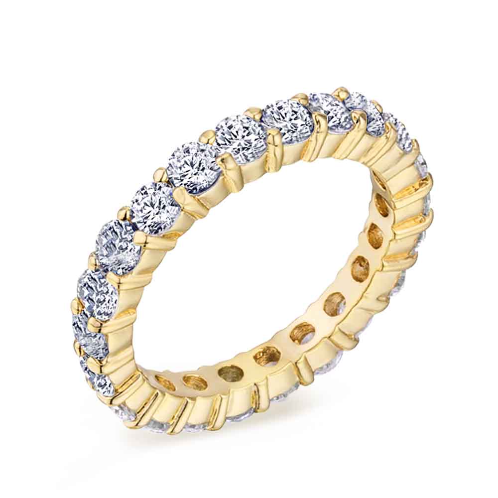 2.42 CTTW Cubic Zirconia Eternity Ring