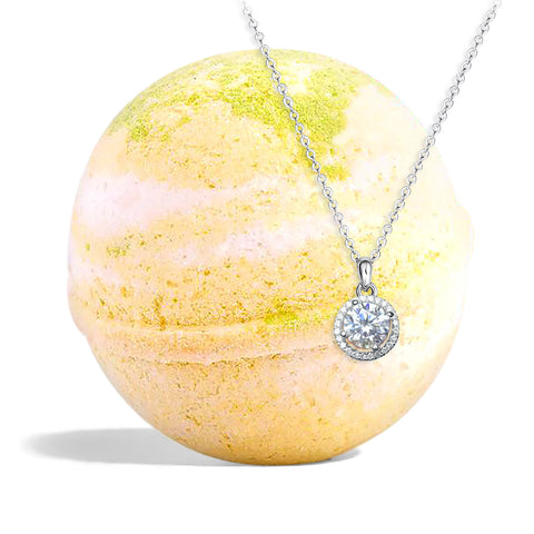 Hand Made Tropical Aroma Scent Bath Bomb with Surprise Jewelry, 8oz