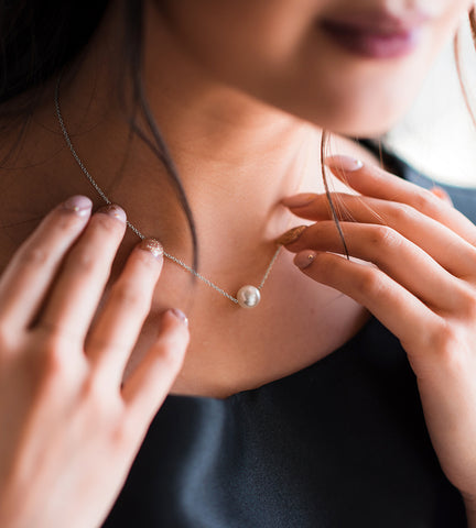 Cultured Freshwater Pearl Threaded Necklace