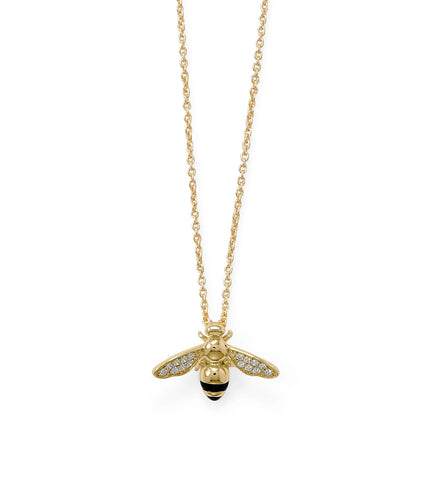 Signity CZ Bee Necklace