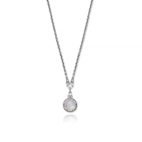 Reversible Lapis & Moonstone Necklace