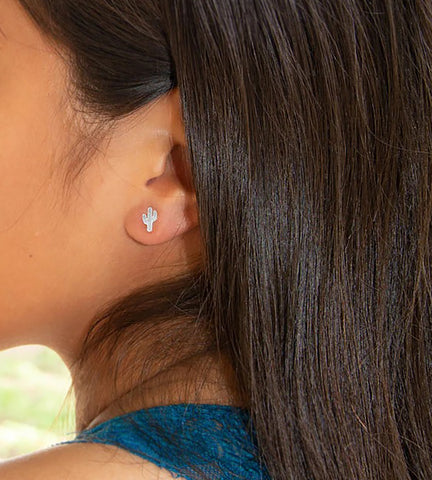 Cactus Stud Earrings