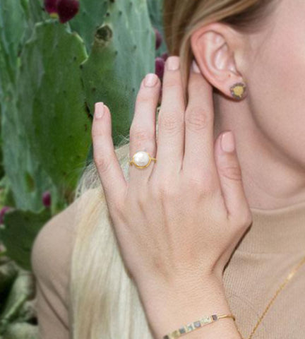 Cultured Freshwater Pearl Ring