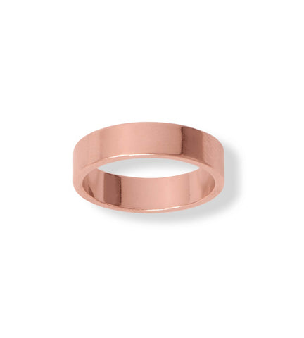 Uncoated Solid Flat Copper Ring