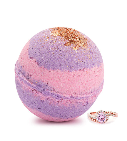 Hand Made Spiced Fruit Scent Bath Bomb with Surprise Jewelry, 8oz