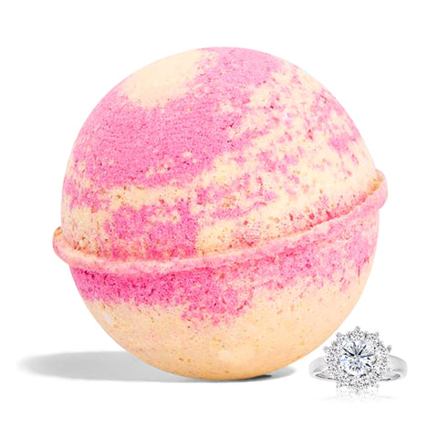 Handmade Tropical Fruit Scent Bath Bombs with Surprise Jewelry Gift, 8oz